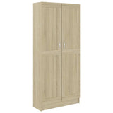 Book Cabinet 82.5X30.5X Engineered Wood