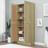 Book Cabinet 82.5X30.5X Engineered Wood