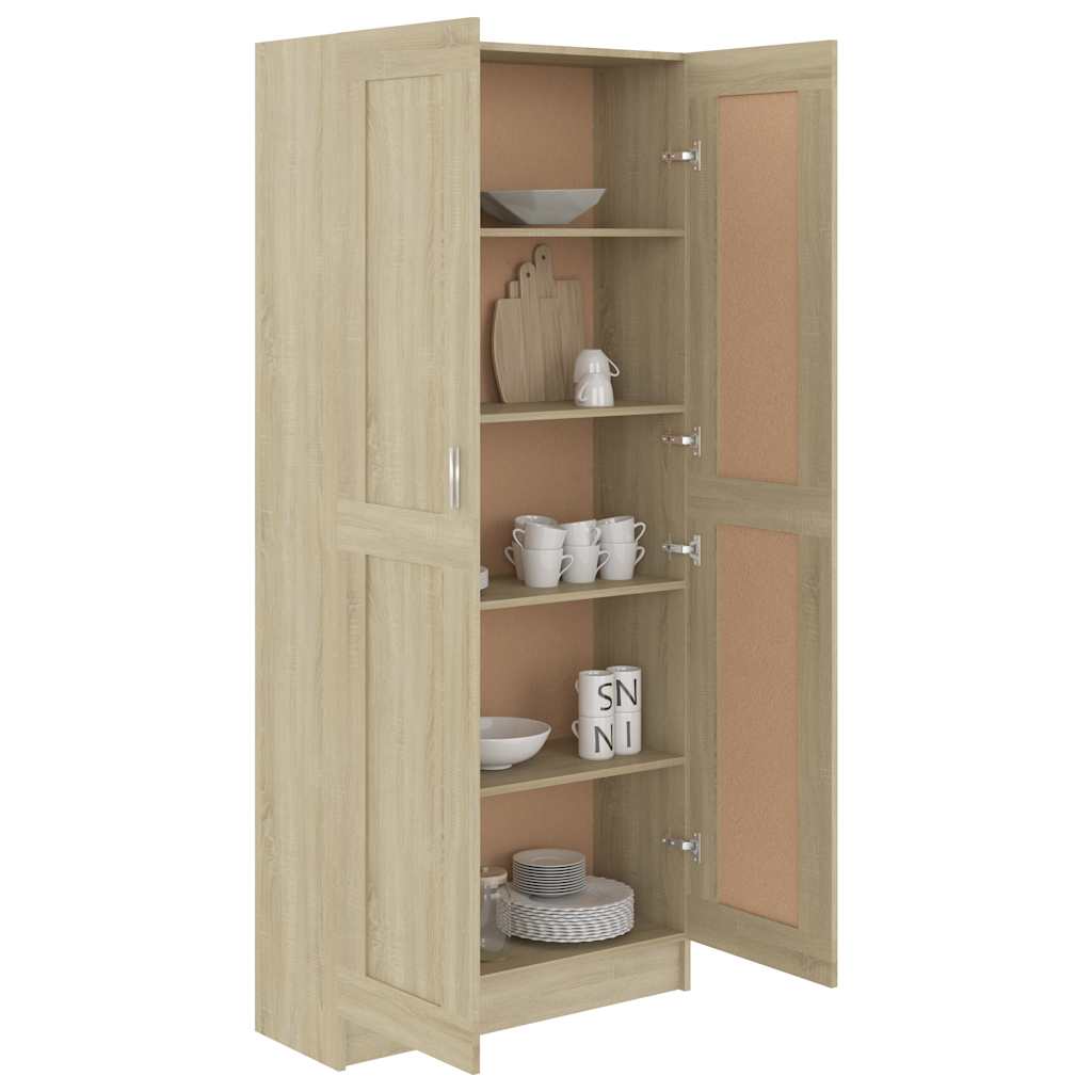 Book Cabinet 82.5X30.5X Engineered Wood