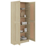 Book Cabinet 82.5X30.5X Engineered Wood