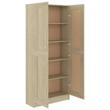 Book Cabinet 82.5X30.5X Engineered Wood