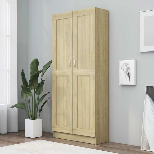 Book Cabinet 82.5X30.5X Engineered Wood