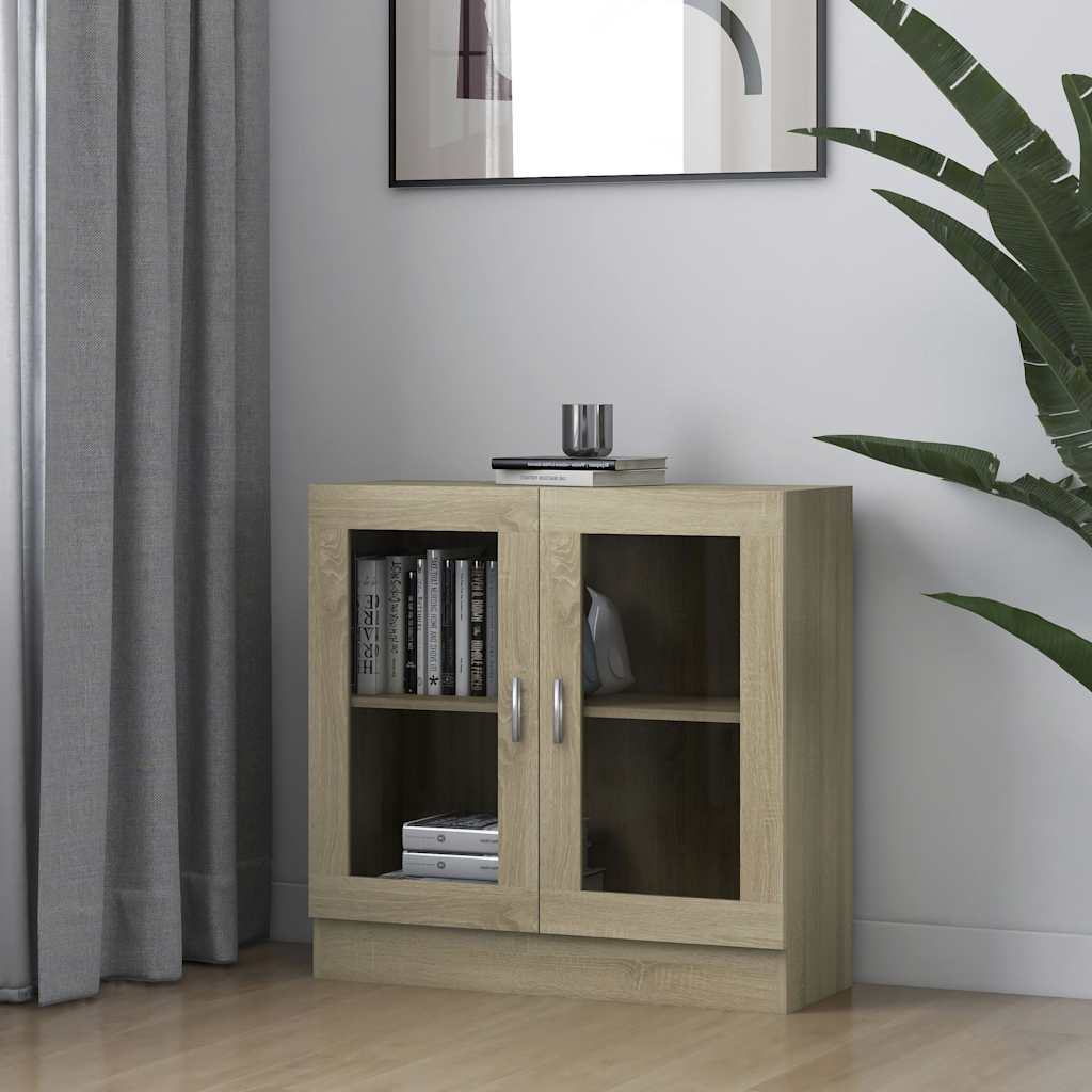 Vitrine Cabinet 82.5X30.5X Engineered Wood