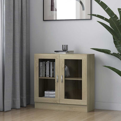 Vitrine Cabinet 82.5X30.5X Engineered Wood