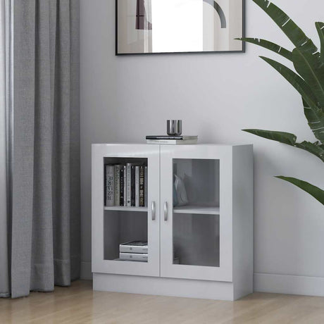 Vitrine Cabinet 82.5X30.5X Engineered Wood