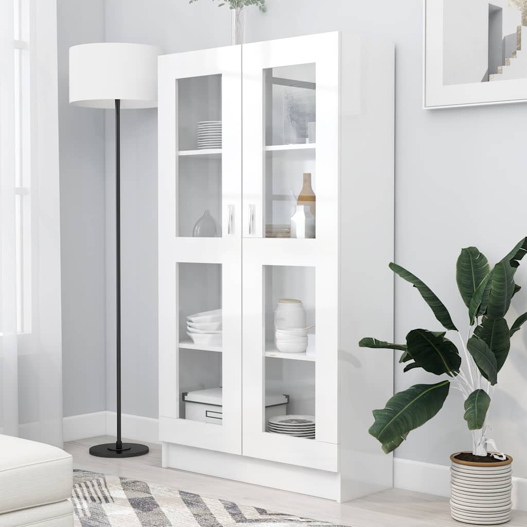 Vitrine Cabinet 82.5X30.5X Engineered Wood