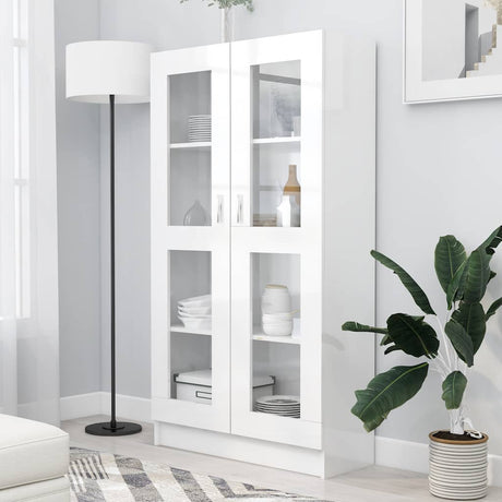 Vitrine Cabinet 82.5X30.5X Engineered Wood
