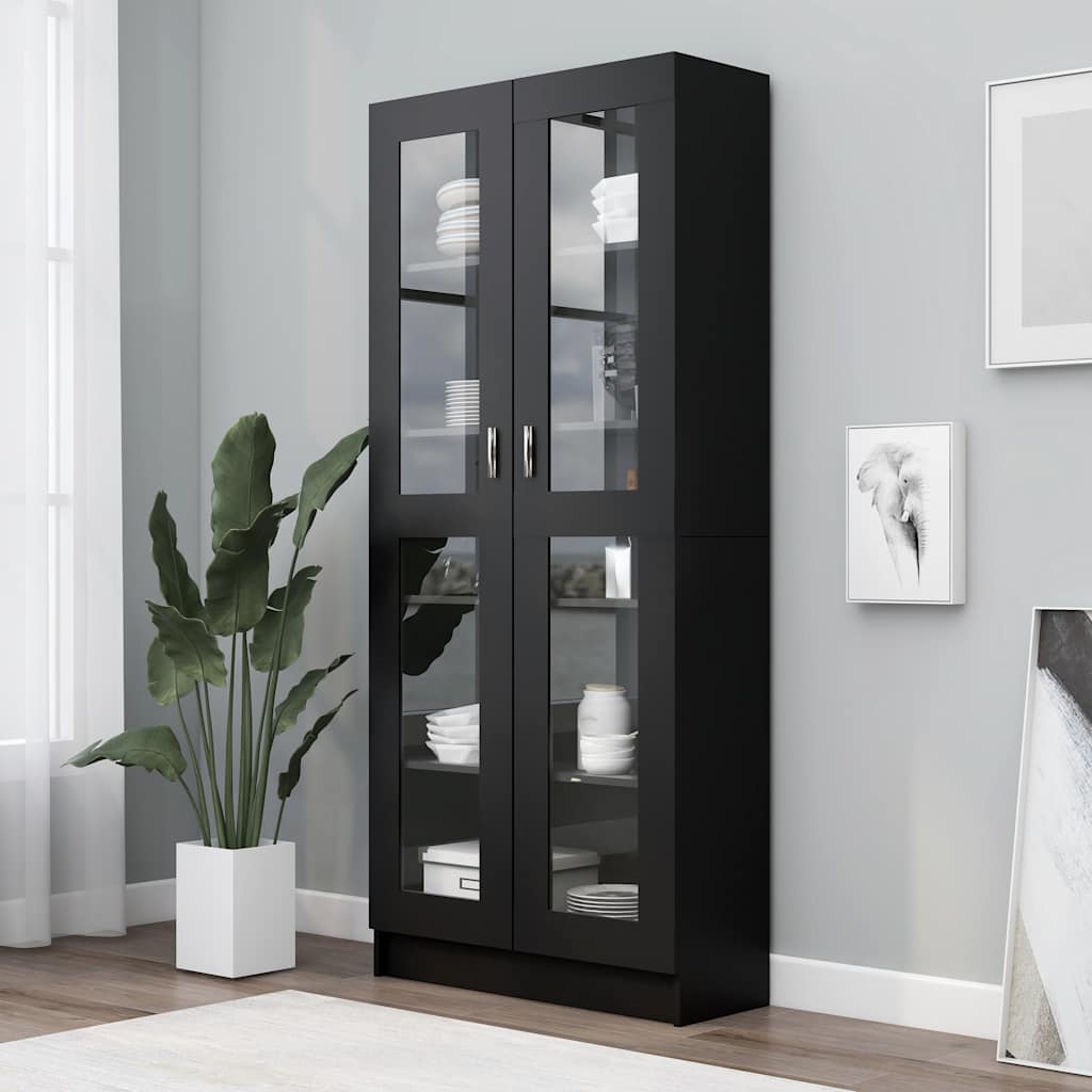 Vitrine Cabinet 82.5X30.5X Engineered Wood
