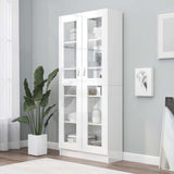 Vitrine Cabinet 82.5X30.5X Engineered Wood
