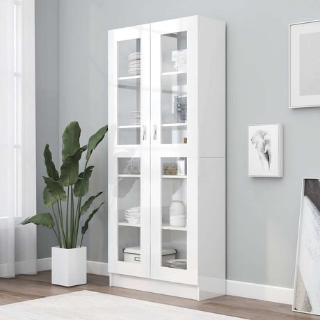 Vitrine Cabinet 82.5X30.5X Engineered Wood