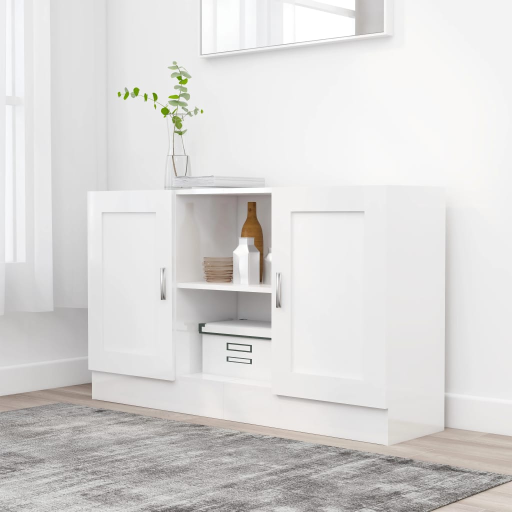 Vitrine Cabinet 120X30.5X70 Cm Engineered Wood