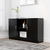 Vitrine Cabinet 120X30.5X70 Cm Engineered Wood