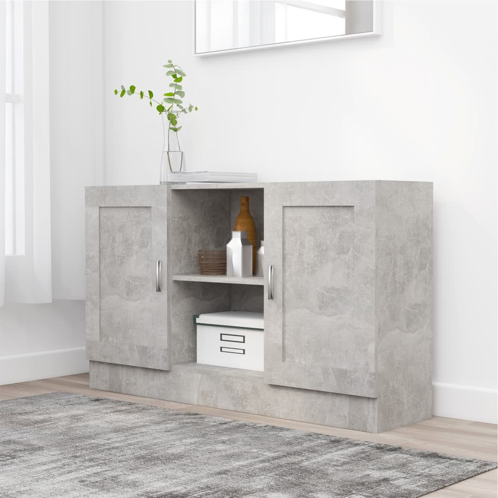 Vitrine Cabinet 120X30.5X70 Cm Engineered Wood