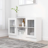 Vitrine Cabinet 120X30.5X70 Cm Engineered Wood