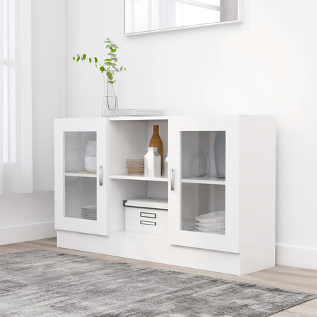Vitrine Cabinet 120X30.5X70 Cm Engineered Wood