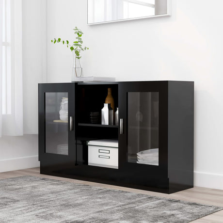 Vitrine Cabinet 120X30.5X70 Cm Engineered Wood