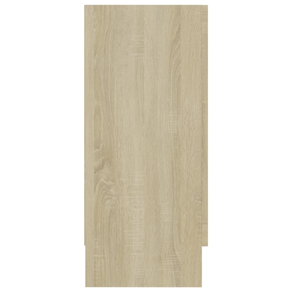 Vitrine Cabinet 120X30.5X70 Cm Engineered Wood