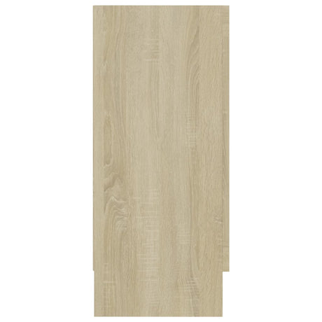 Vitrine Cabinet 120X30.5X70 Cm Engineered Wood