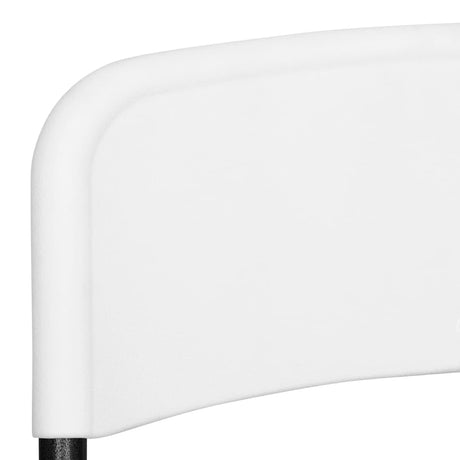 Folding Garden Chairs 4 Pcs Hdpe White
