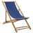 Deck Chair Bamboo And Canvas