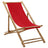 Deck Chair Bamboo And Canvas