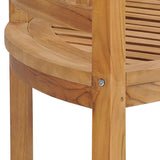 Banana Bench Solid Teak Wood