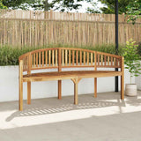 Banana Bench Solid Teak Wood