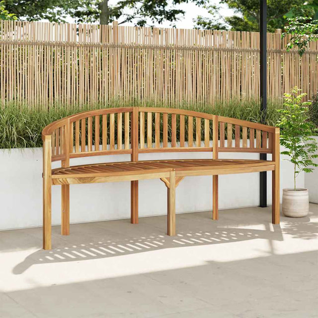 Banana Bench Solid Teak Wood