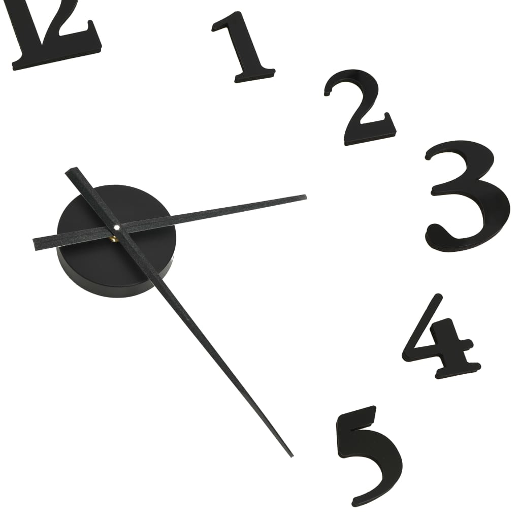 3D Wall Clock Modern Design 100 Cm Xxl