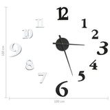 3D Wall Clock Modern Design 100 Cm Xxl