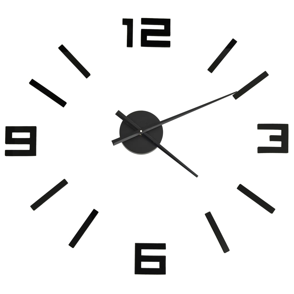 3D Wall Clock Modern Design 100 Cm Xxl