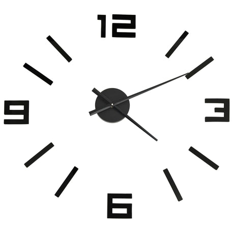 3D Wall Clock Modern Design 100 Cm Xxl