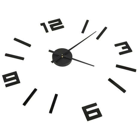 3D Wall Clock Modern Design 100 Cm Xxl