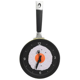 Wall Clock With Fried Egg Pan Design 18.8 Cm