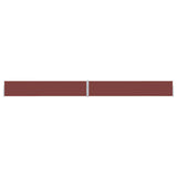 Patio Retractable Side Awning 170x1200 cm Brown