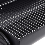 Barrel Grill With 2 Cooking Grids Black 80X95X90 Cm Steel