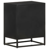 Bedside Cabinet 40X30X50 Cm Rough Mango Wood