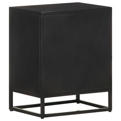 Bedside Cabinet 40X30X50 Cm Rough Mango Wood
