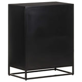 Sideboard 60X35X75 Cm Rough Mango Wood