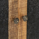 Sideboard 60X35X75 Cm Rough Mango Wood