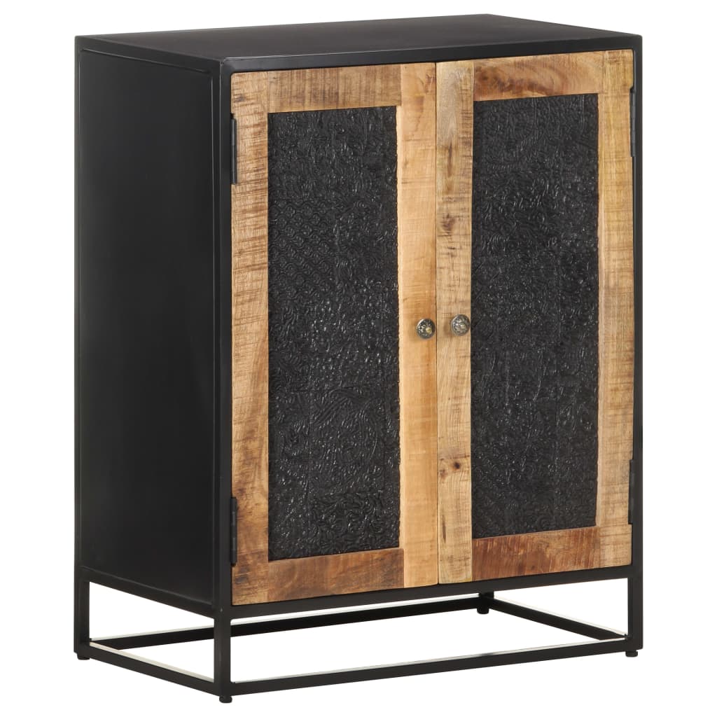 Sideboard 60X35X75 Cm Rough Mango Wood
