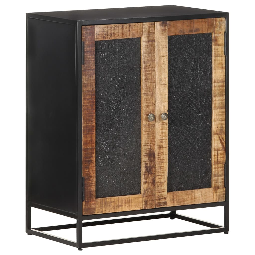 Sideboard 60X35X75 Cm Rough Mango Wood