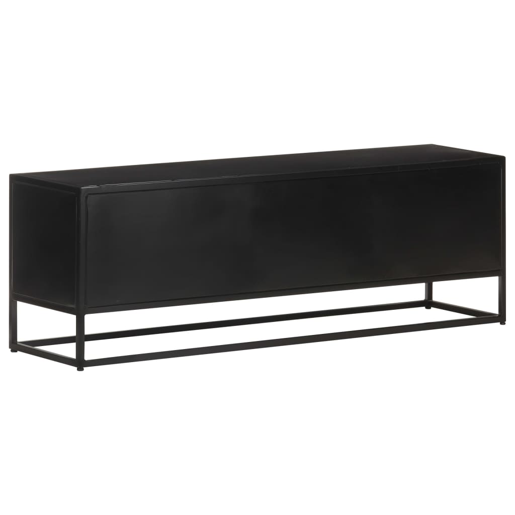 Tv Cabinet 120X30X40 Cm Rough Mango Wood