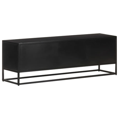 Tv Cabinet 120X30X40 Cm Rough Mango Wood