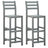 Bar Stools 4 Pcs Solid Acacia Wood
