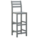 Bar Stools 4 Pcs Solid Acacia Wood