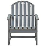 Garden Sofa Chairs 2 Pcs Solid Acacia Wood