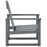 Garden Sofa Chairs 2 Pcs Solid Acacia Wood