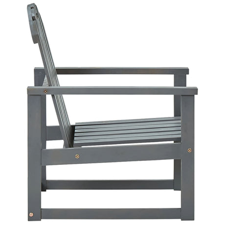 Garden Sofa Chairs 2 Pcs Solid Acacia Wood