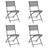 Folding Outdoor Chairs 2 Pcs Steel And Textilene